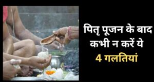 पितरों की पूजा के तुरंत बाद गलती से भी न करें ये 4 काम, श्राद्ध-तर्पण करने का शुभ फल हो सकता है नष्ट