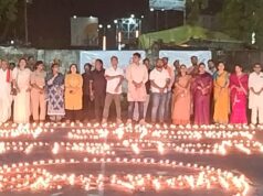 7100 दीपों से जगमगाया सक्ती जिले का दीनदयाल उपाध्याय स्टेडियम, सेवा संकल्प का दिया बना जनभागीदारी का प्रतीक
