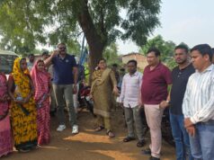 कलेक्टर-एसपी पहुँचे डभरा क्षेत्र में राहत एवं बचाव कार्यो का निरीक्षण करने