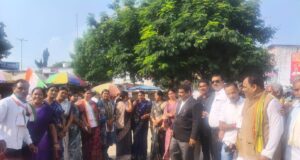 वोट चोरी को लेकर नगर कांग्रेस कमेटी अध्यक्ष राकेश राठौर एवं जिला जिला कॉग्रेस कमेटी का आंदोलन