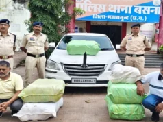 पिथौरा में पुलिस का बड़ा एक्शन! इनोवा से 132 किलो गांजा बरामद, महाराष्ट्र के दो आरोपी गिरफ्तार