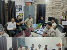 खरोरा प्रेस क्लब ने नवपदस्थ थाना प्रभारी से की सौजन्य मुलाकात, कानून व्यवस्था पर हुई चर्चा