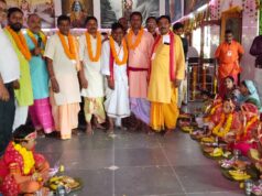 शीतला शक्ति पीठ सिहावा में विधि-विधान से हुआ नवकन्या पूजन