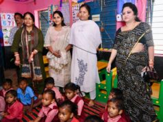 आंगनबाड़ी केंद्र पहुंचीं मंत्री लक्ष्मी राजवाड़े, नन्हे बच्चों से किया संवाद; व्यवस्थाओं का लिया जायजा