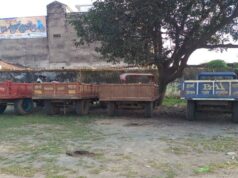 अवैध रेत परिवहन पर प्रशासन की बड़ी कार्रवाई, एक साथ 9 ट्रैक्टर पकड़े गए