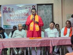 डभरा में गरजे सच्चिदानंद उपासने, बोले – वोट चोरी का झूठ फैला रही कांग्रेस, अपनी दादी का इतिहास पढ़ें राहुल