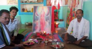 क्वार नवरात्र पर्व पर सांकरा पटेल सामाजिक भवन में प्रज्ज्वलित आस्था की ज्योत, भक्तिमय हुआ माहौल