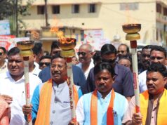 दंतेवाड़ा में भव्य रूप से निकली सेवा ज्योति यात्रा, विकसित भारत के संकल्प को जन-जन तक पहुंचाने का आह्वान