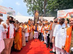 सेवा ज्योति यात्रा में गूंजा सेवा और राष्ट्र निर्माण का संदेश