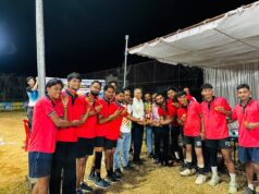 अंतर महाविद्यालयीन वॉलीबॉल पुरुष प्रतियोगिता में विप्र महाविद्यालय रायपुर बना विजेता