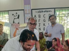 आंगनबाड़ी केंद्र क्रमांक 2 में आंगन मिलन सेवा कार्यक्रम का भव्य आयोजन