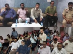 नवरात्रि एवं दुर्गा उत्सव को लेकर खरसिया में शांति समिति की बैठक, सौहार्दपूर्ण माहौल में पर्व मनाने पर बनी सहमति