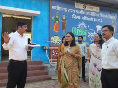 नीति आयोग की केंद्रीय प्रभारी अधिकारी ने किया गरियाबंद एवं मैनपुर का निरीक्षण