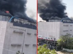 रायपुर के महालक्ष्मी मार्केट में भीषण आग, चौथी मंजिल पर रखा फर्नीचर जलकर राख; दमकल की 2 गाड़ियां मौके पर