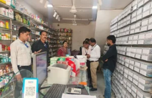 रायपुर में 11 मेडिकल स्टोर्स पर छापा, 4 में मिली गड़बड़ी; नोटिस जारी करने की तैयारी