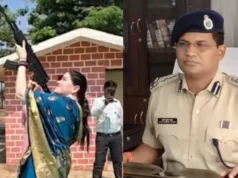 साड़ी पहनकर AK-47 चलाने पर उठे सवाल, राजनांदगांव SP अंकिता शर्मा से मांगा गया जवाब