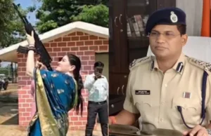 साड़ी पहनकर AK-47 चलाने पर उठे सवाल, राजनांदगांव SP अंकिता शर्मा से मांगा गया जवाब